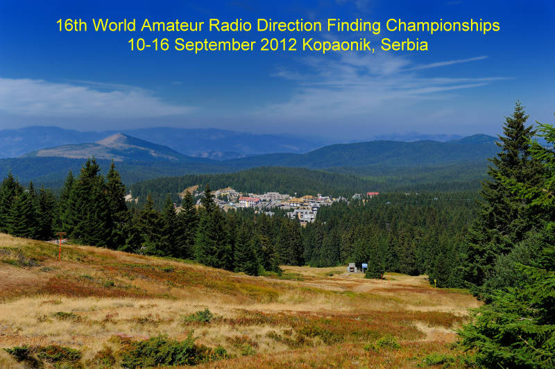 16th World Amateur Radio Direction Finding Championships  10-16 September 2012 Kopaonik, Serbia